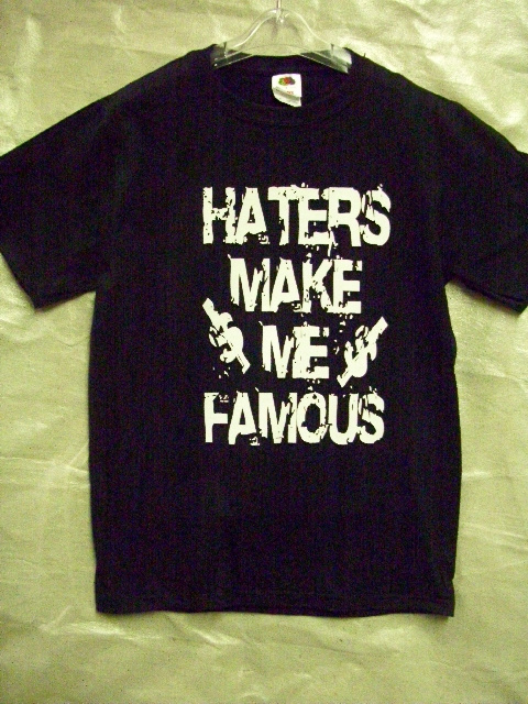 6 PCS PRINTED MEN'S TSHIRTS HATERS MAKE ME